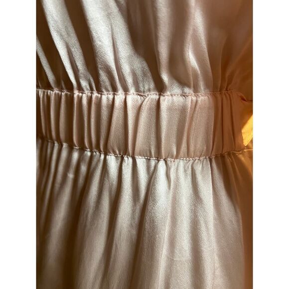 Fishers Finery Robe  XS Soft Pink Mulberry Silk Lounge Washable Extra Small $143 - Picture 5 of 6